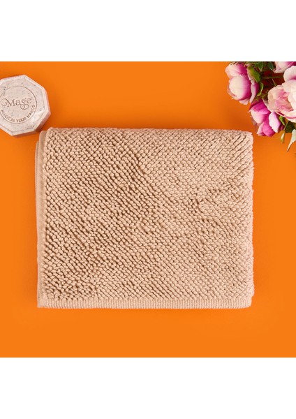 Soft Carrie Ayak Havlusu - Koyu Bej - 50X80 cm