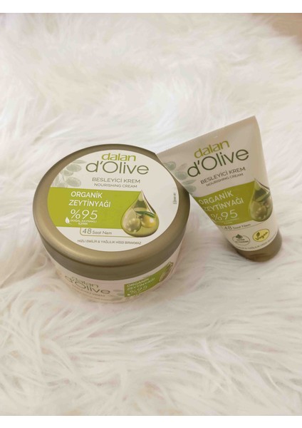 D' Olive Organik Zeytin Yağlı Besleyici Krem 250 ml + 60 ml Krem