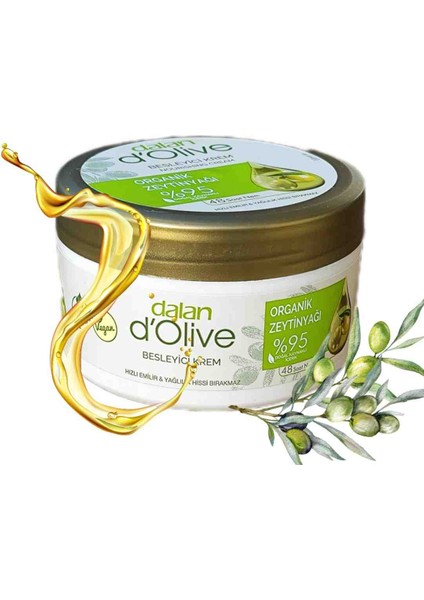 D' Olive Organik Zeytin Yağlı Besleyici Krem 250 ml + 60 ml Krem fırsatları