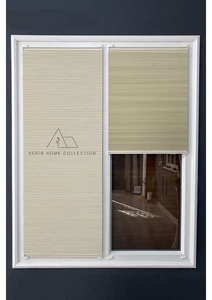 Honeycomb Krem Plise Perde Karartma ve Isı Yalıtım Özellikli