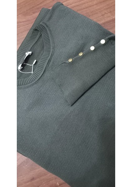 Koyu Yeşil Triko Tunik 4106