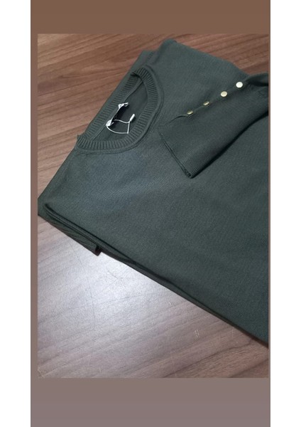 Koyu Yeşil Triko Tunik 4106 fiyatları