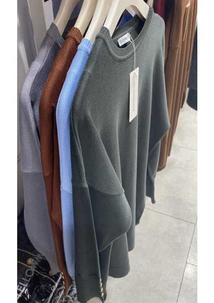 Koyu Yeşil Triko Tunik 4106 modelleri