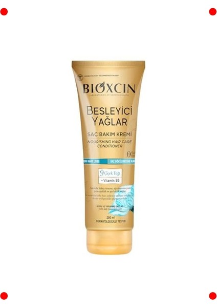 Besleyici Yağlar Bakım Saç Kremi 250 ml - Sülfatsız