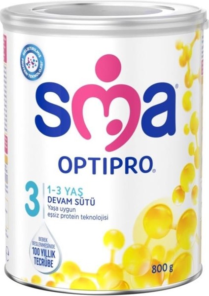 Optipro Probiyotik 3 Bebek Devam Sütü 1-3 Yaş 800 gr