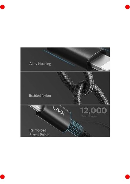 Type C - Lightning Hızlı Şarj & Data Kablosu (2m) modelleri