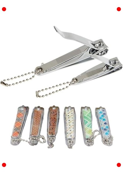 2'li Paslanmaz Çelik Tırnak Makası Seti