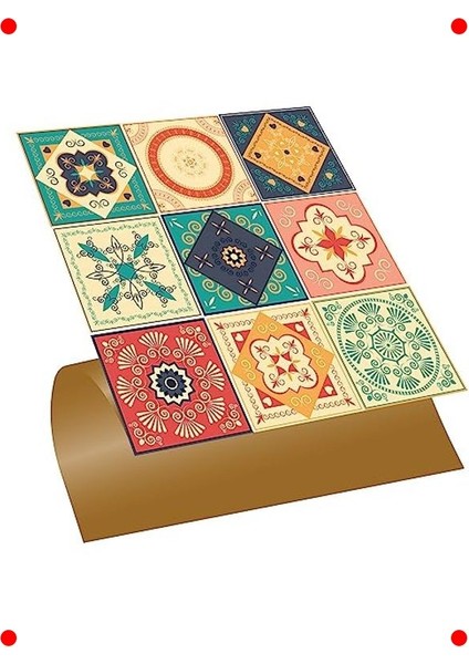 Kendinden Yapışkanlı Tokyo Desenli Fayans Kaplama 1m²