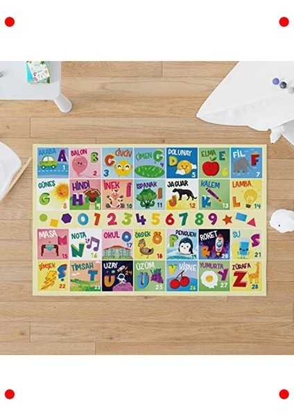 Türkçe Kelime Öğretici Oyun Halısı modelleri