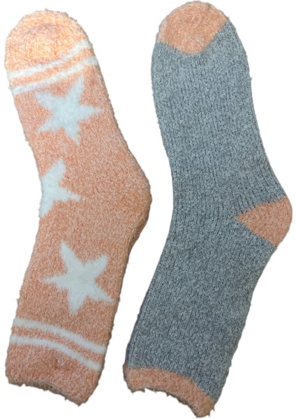 Kadın 2'li Kışlık Ev ve Uyku Çorabı modelleri