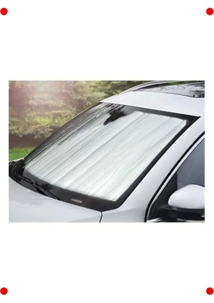 Araç Ön Cam Katlanır Güneş Şemsiyesi (130X60 Cm) indirimleri