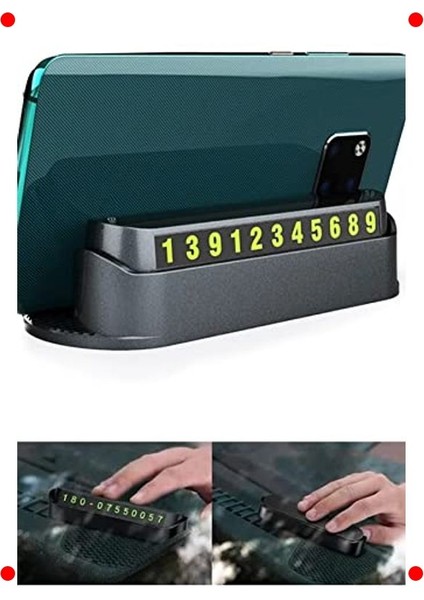 Araç Içi Park Numaratörü - Gümüş Renk modelleri