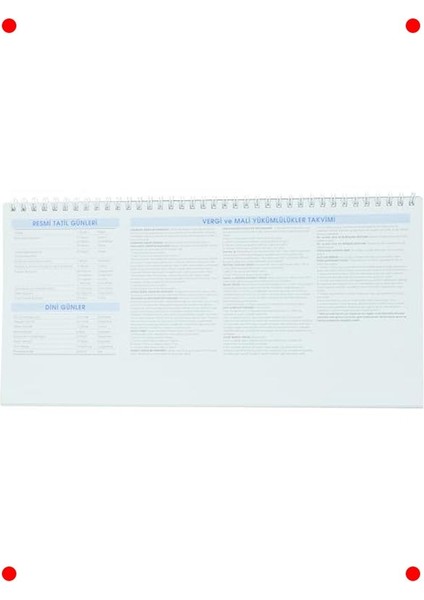 2023 Haftalık Masa Ajandası (Çizgili) modelleri