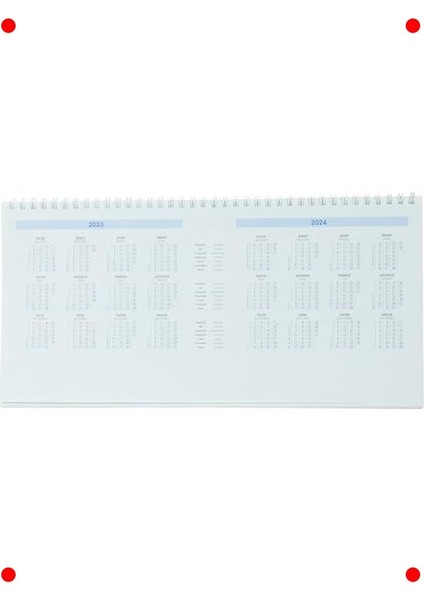 2023 Haftalık Masa Ajandası (Çizgili) fırsatları