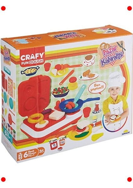 Pazar Kahvaltısı Oyun Hamuru Seti - 24 Parça