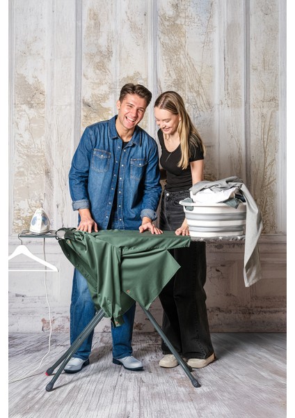 Elitepress Ayarlanabilir Ayaklı Lüks Ütü Masası Isıya Dayanıklı Extra Kumaş