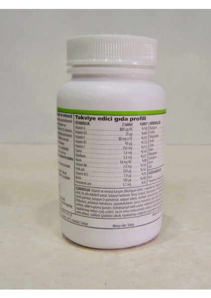 Formül 2 Vitamin ve Mineral Kompleks Kadınlar Için 60 Tablet fiyatları