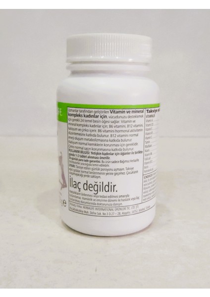 Formül 2 Vitamin ve Mineral Kompleks Kadınlar Için 60 Tablet modelleri