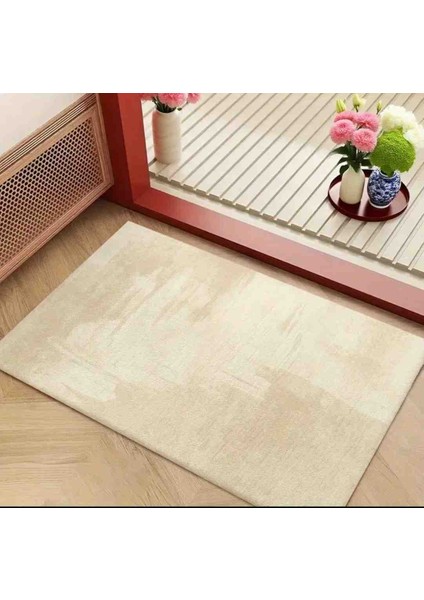 Banyo Duş Önü Kaymaz Pamuk Tabanlı Paspas 40X60CM fiyatları