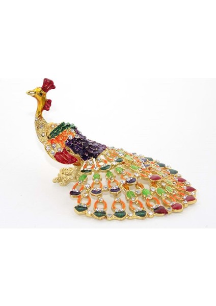 Taşlı Tavuskuşu Biblo