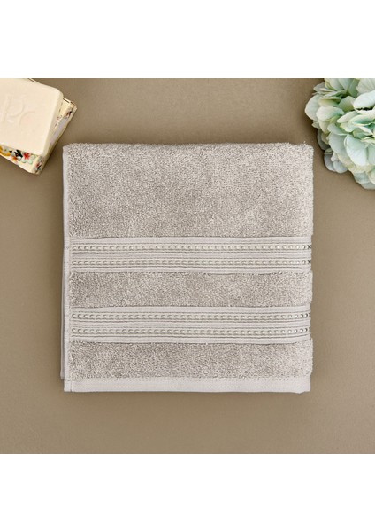 Soft Lapa Yüz Havlusu - Gri - 50X90 cm