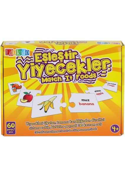 EDU-1002 Eşleştir Yiyecekler -Chiva