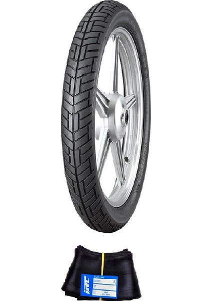 Irc 18 Jant 2.50-18 Tube Type (Iç Lastikli) F (Ön) Nf-28 Motosiklet Dış Lastiği + Irc 2.25/2.50-18 Iç Lastik Seti
