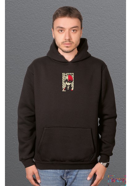 Anime Stil Shoto Todoroki Baskılı Sweetshirt Unisex Kapüşonlu Hoodie fiyatları