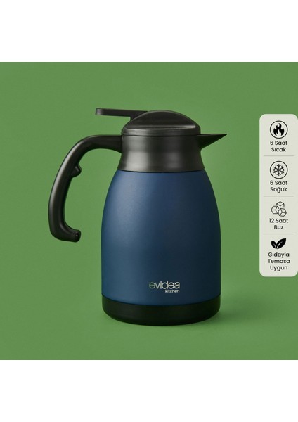 Kitchen Çay Termosu - Lacivert - 1,5 Lt
