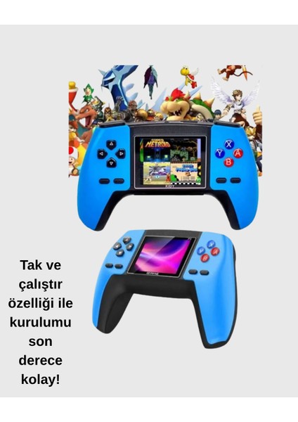 P5 Gamepad | 520 Klasik Oyunlu Mini Oyun Konsolu fırsatları