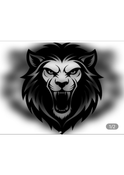 Modern Aslan Figürü Duvar Süsü | 3D Baskı Salon Dekoru modelleri