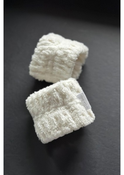 Mikrofiber Jakarlı Welsoft 2li Bileklik Seti | Kadın & Erkek Makyaj ,yüz Yıkama, Sporcu, Yoga, Spa