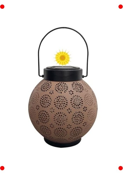 Güneş Enerjili Askılı Dekoratif Bahçe Feneri