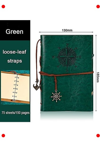 Retro Denizci Not Defteri - Poliüretan Deri Kapak fiyatları