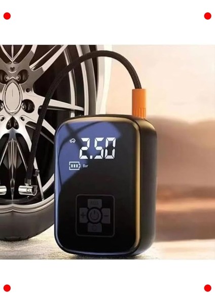 Kablosuz Araç Hava Kompresörü - 150 Psı, LED Işıklı modelleri