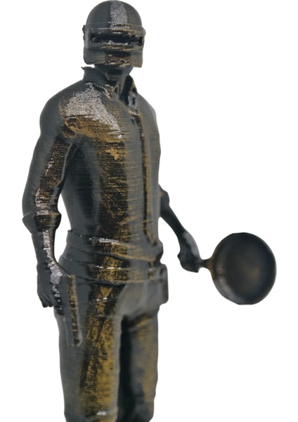 Pubg Koleksiyon Figürü – Bronz Görünümlü 3D Baskı indirimleri