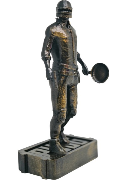 Pubg Koleksiyon Figürü – Bronz Görünümlü 3D Baskı