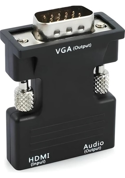HDMI To VGA Monitör Çevirici Dönüştürücü Adaptör Başlık Ses Des modelleri