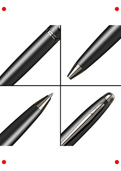Mat Siyah Şık Tasarım Tükenmez Kalem modelleri