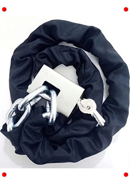 Motosiklet Zincir Çelik Kilit (1.2m / 10MM)