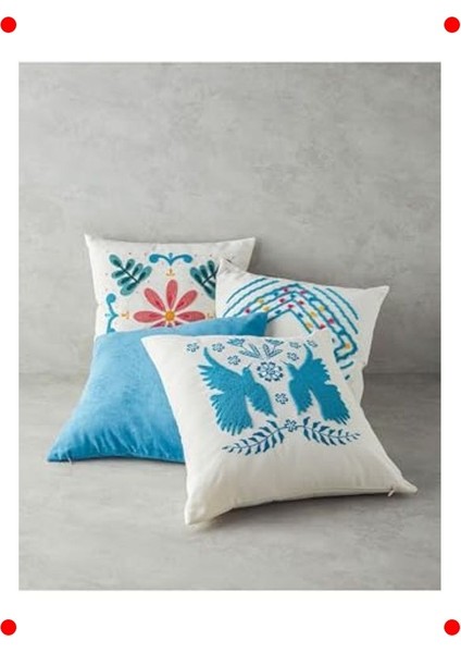 Polyester Kırlent Kılıfı - Petrol Mavisi modelleri