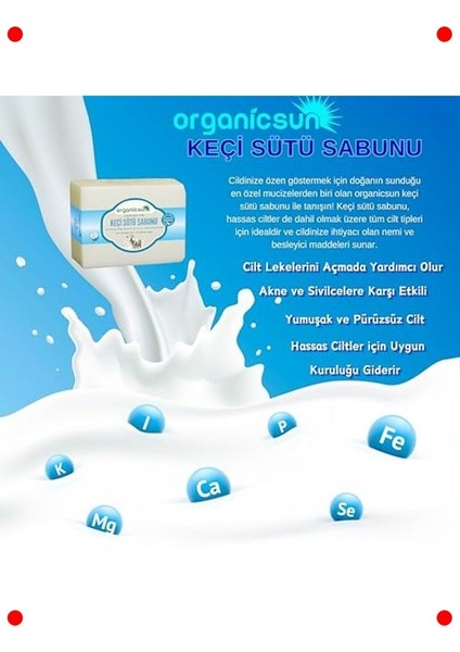 Doğal Keçi Sütü Sabunu 140 gr – Tüm Cilt Tipleri Için fiyatları