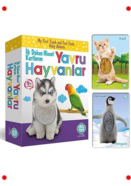 Dokun Hisset Yavru Hayvanlar Temalı Kumaş Kitap modelleri