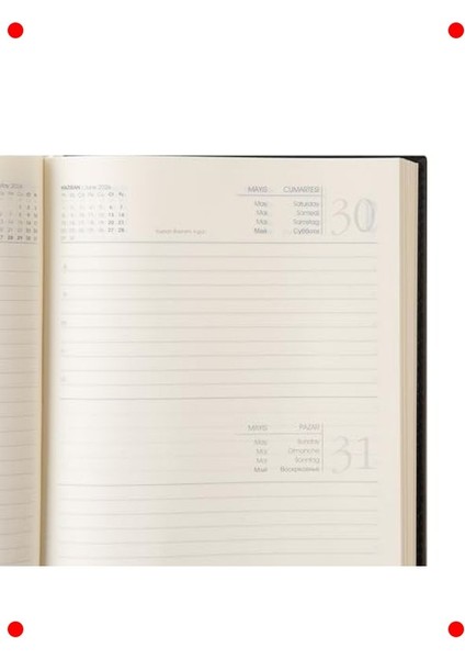 2026 Tarihli Deri Ajanda 17X24 cm - Lila modelleri