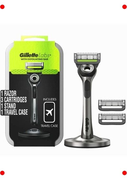 Peeling Çubuklu Tıraş Seti: Tam Paket ve Seyahat Çantası