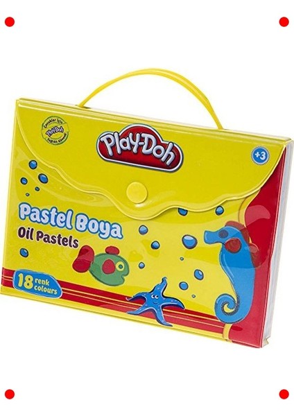 18 Renk Pastel Boya Seti ve Çantası