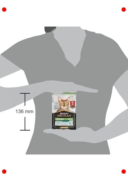 Kısır Kedi Yaş Maması Sığır Etli Poşet, 85GR modelleri