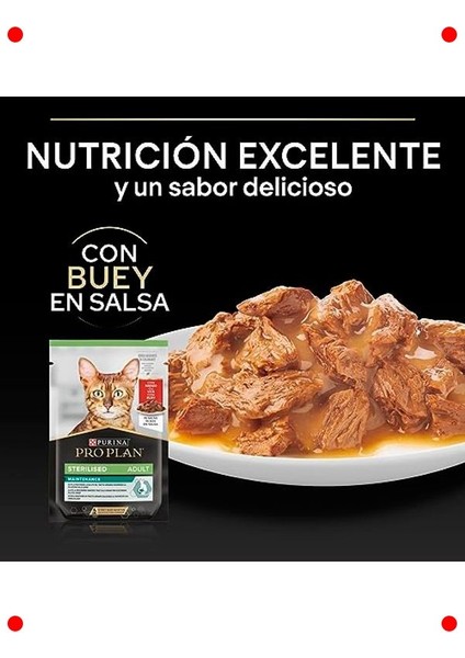 Kısır Kedi Yaş Maması Sığır Etli Poşet, 85GR fırsatları