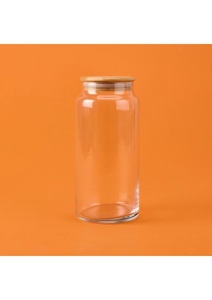 Bambu Kapaklı Cam Kavanoz - Şeffaf - 1,3 Lt fiyatları