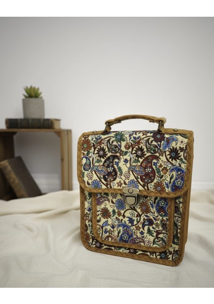 Otantik Mozaik Desen Kadın Çantası